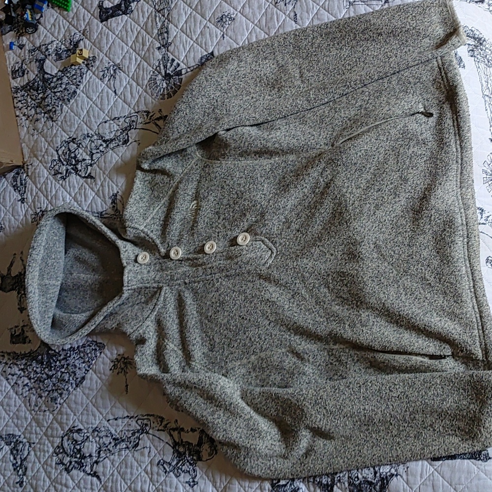 The North Face quarter zip hoodie